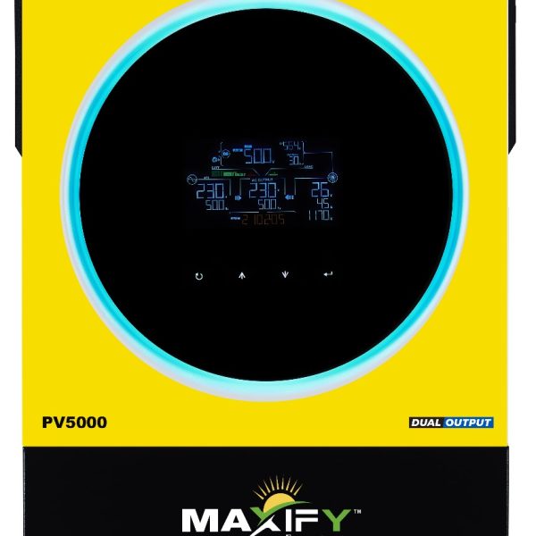 Maxify Energies 4kW Pv5000 IP21 Hybrid Solar Inverter